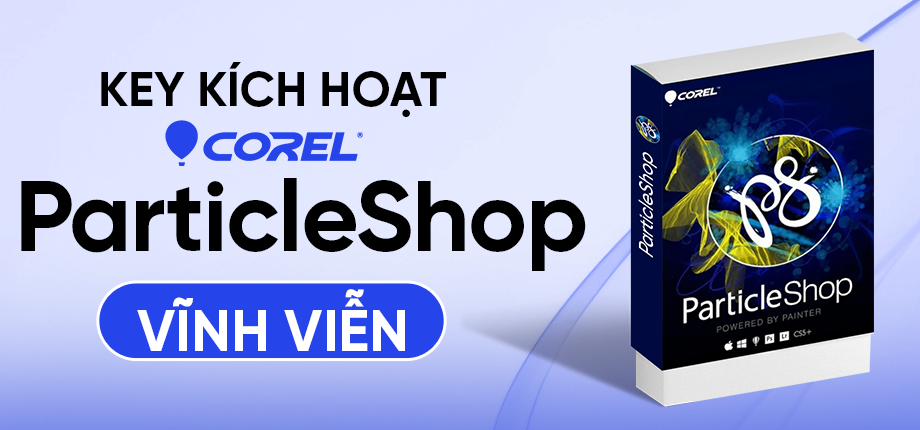 Corel ParticleShop - Key kích hoạt vĩnh viễn